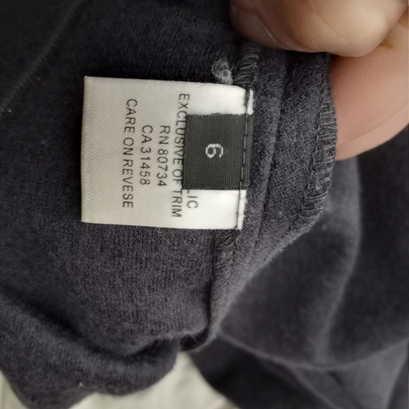 STELLA MCCARTNEY Charcoal Gray Wool Felt Dress - Picture 3 of 6